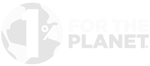 logo 1%for the planet blanc